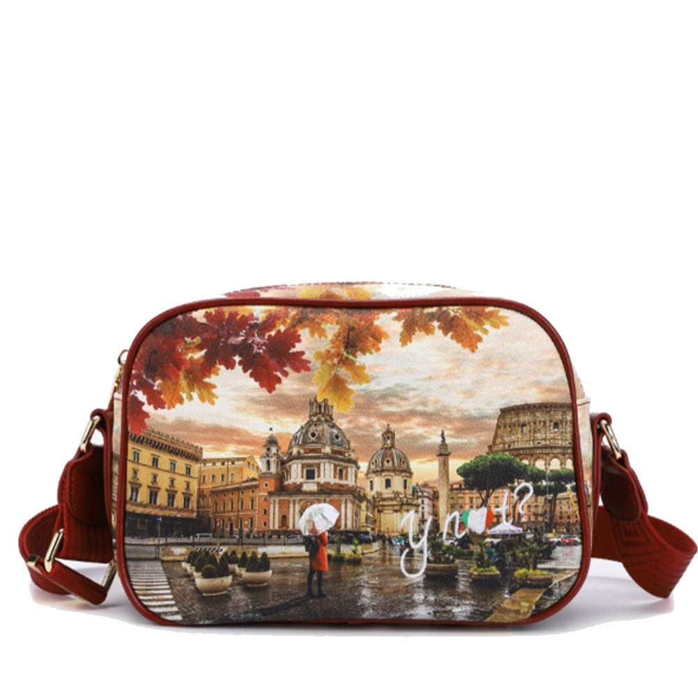 Borsa Donna a Tracolla Y NOT YES-620 Rome Raining