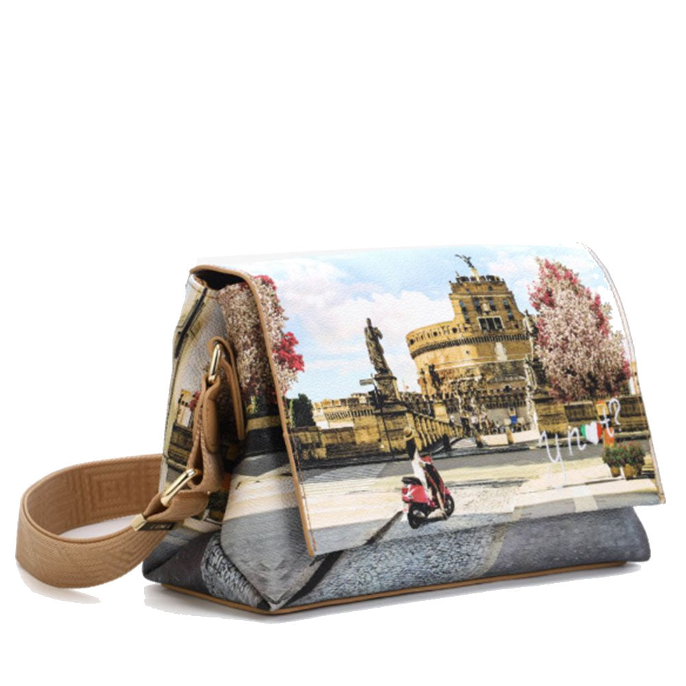 Umhängetasche für Damen mit Klappe Y NOT YES-621 Roman Holidays