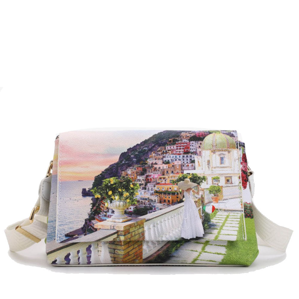 Damen Umhängetasche mit Klappe Y NOT YES-621 Romantic Coast