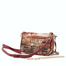 Borsa Donna Piccola a Spalla Y NOT YES-623 Rome Raining