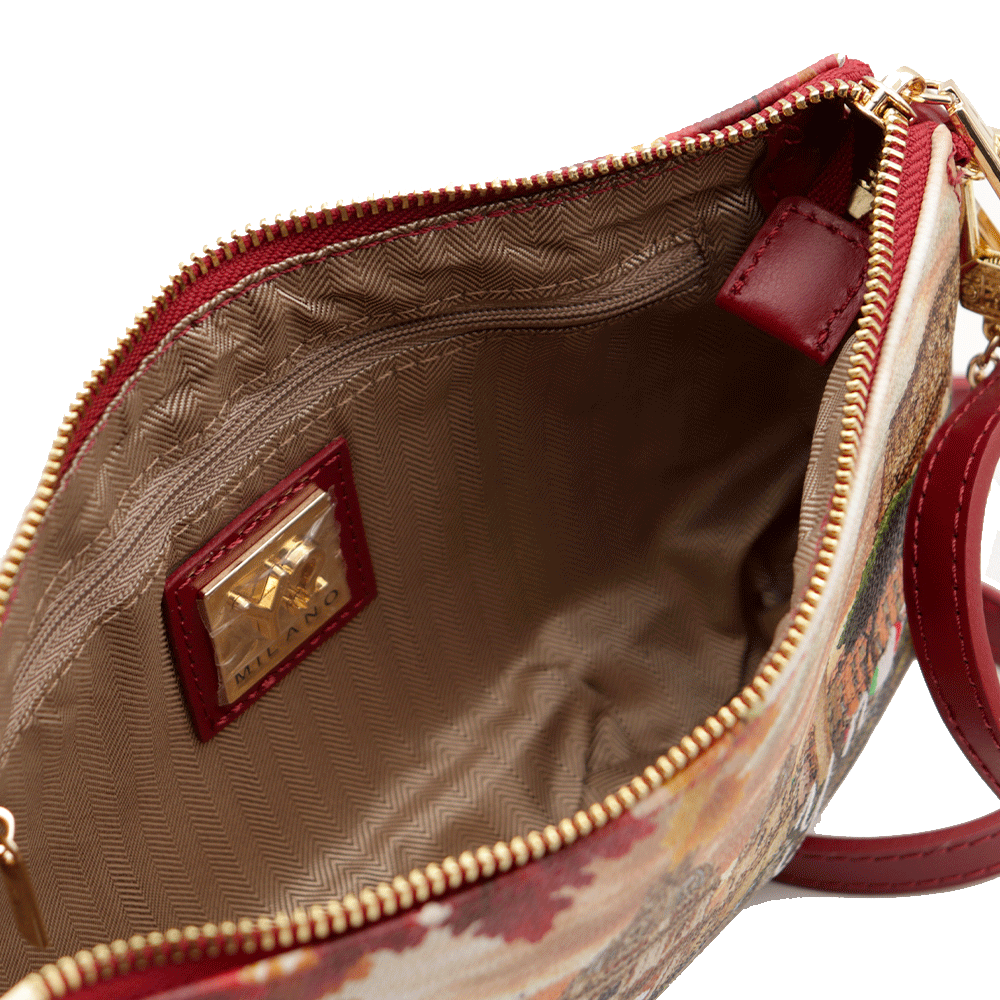 Borsa Donna Piccola a Spalla Y NOT YES-623 Rome Raining