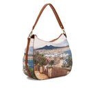 Borsa Donna Hobo Bag Y NOT YES-629 stampa Lemon Tree