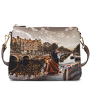 Borsa Donna a Spalla Y NOT YES-630 Stampa Autumn In Holland