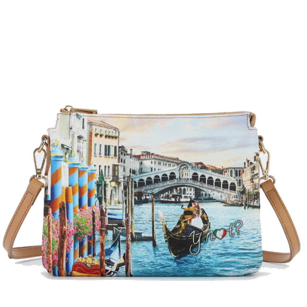 Borsa Donna a Tracolla Y NOT YES-630 Stampa Dream in Venice