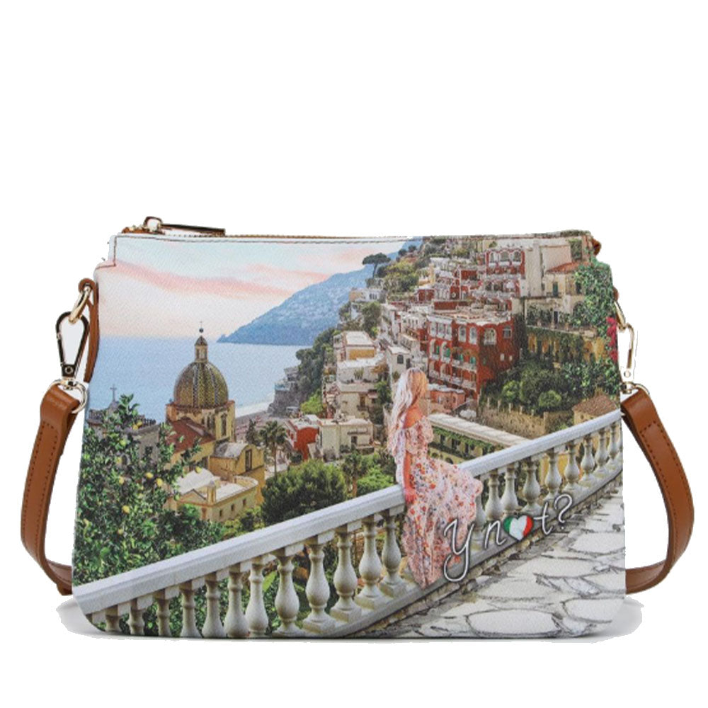 Borsa Donna a Tracolla Y NOT YES-630 Stampa Dreaming Coast