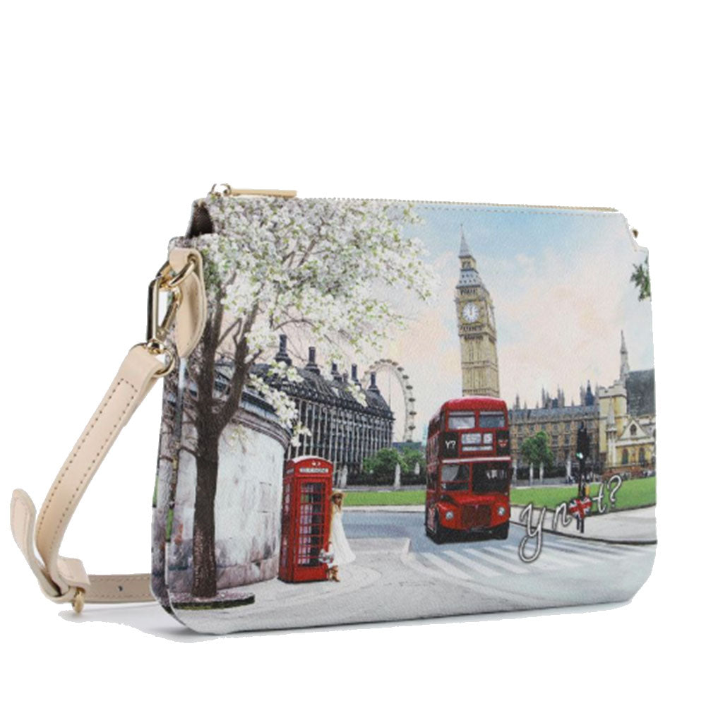 Borsa Donna a Tracolla Y NOT YES-630 Stampa London