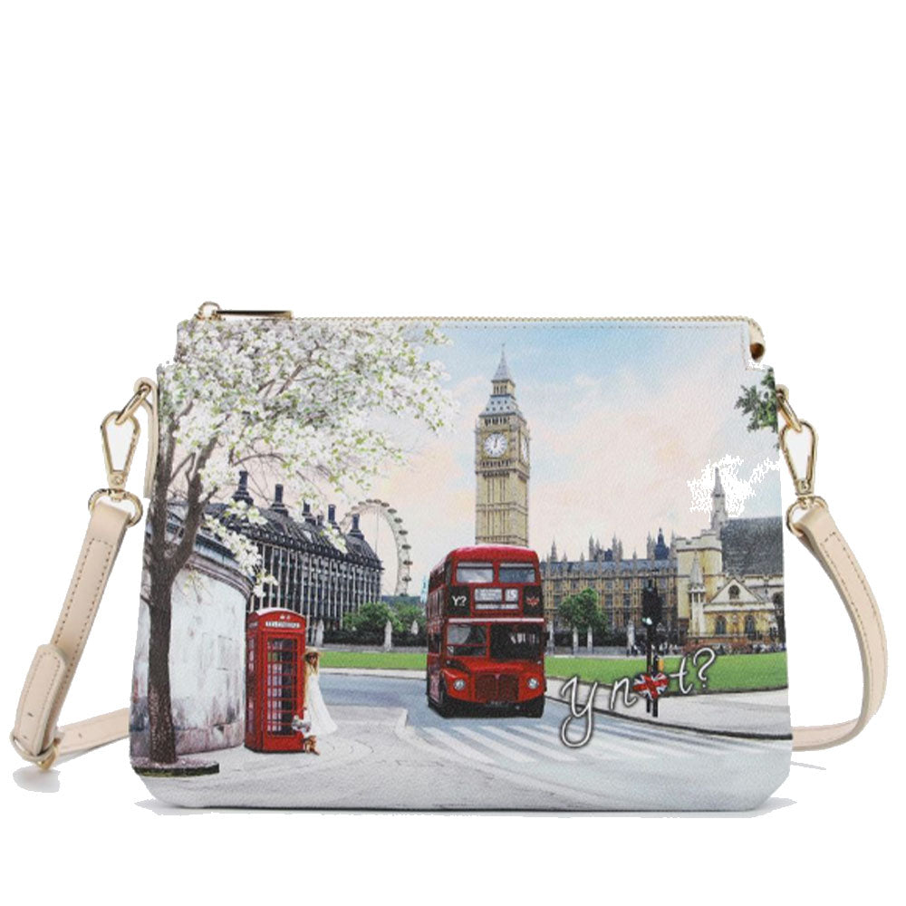 Borsa Donna a Tracolla Y NOT YES-630 Stampa London
