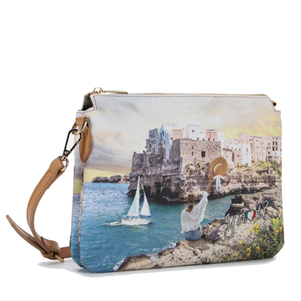 Borsa Donna a Tracolla Y NOT YES-630 Stampa Polignano Coast
