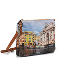 Borsa Donna a Spalla Y NOT YES-630 Stampa Rainbow Rome