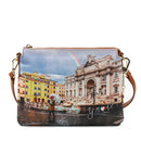 Borsa Donna a Spalla Y NOT YES-630 Stampa Rainbow Rome