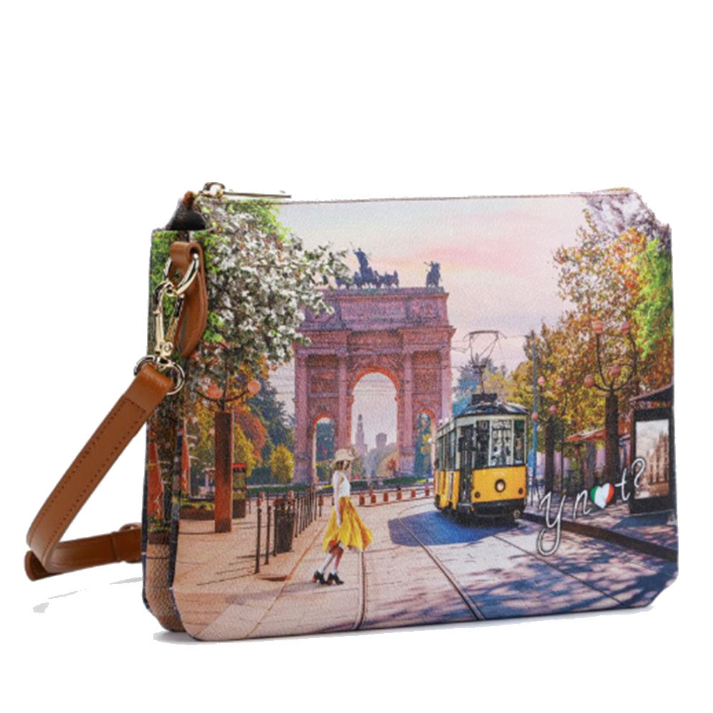 Borsa Donna a Tracolla Y NOT YES-630 Stampa Spring in Milan