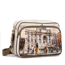 Borsa Donna a Tracolla Y NOT YES-331 stampa Lost in Rome