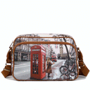 Borsa Donna a Tracolla Y NOT YES-331 stampa Red London