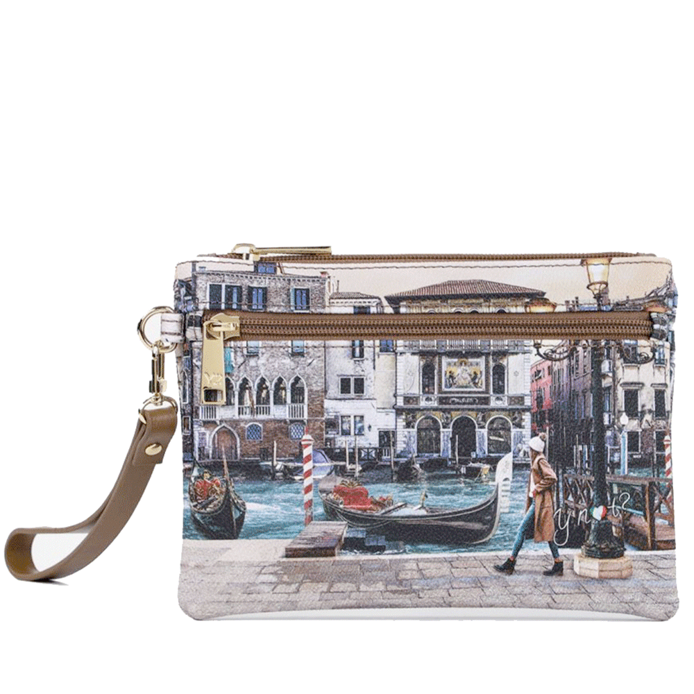 Pochette Media Donna con Zip Y NOT YES-343 Blue Lagoon