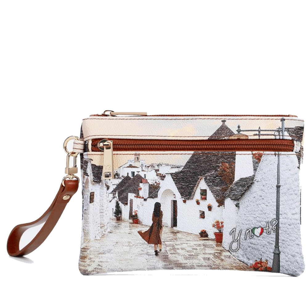 Pochette Media Donna con Zip Y NOT YES-343 Fall In Alberobello