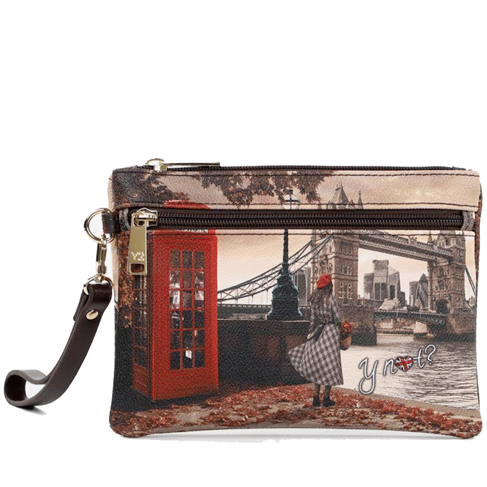 Pochette Media Donna con Zip Y NOT YES-343 London Bridge