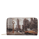 Portafoglio Donna Y NOT YES-361 Stampa Golden Time Chiusura Zip Around