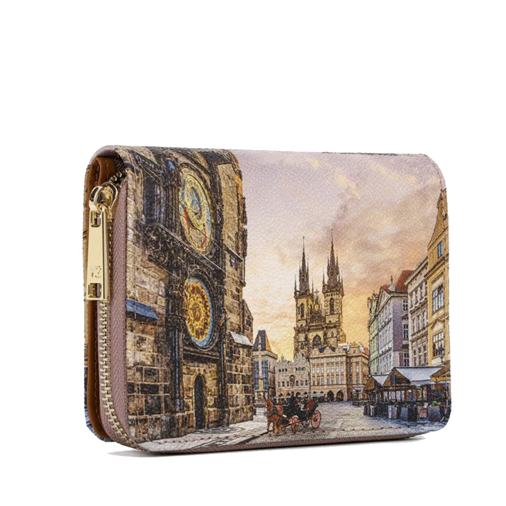 Portafoglio Donna Piccolo Y NOT YES-362 Stampa Astro Clock