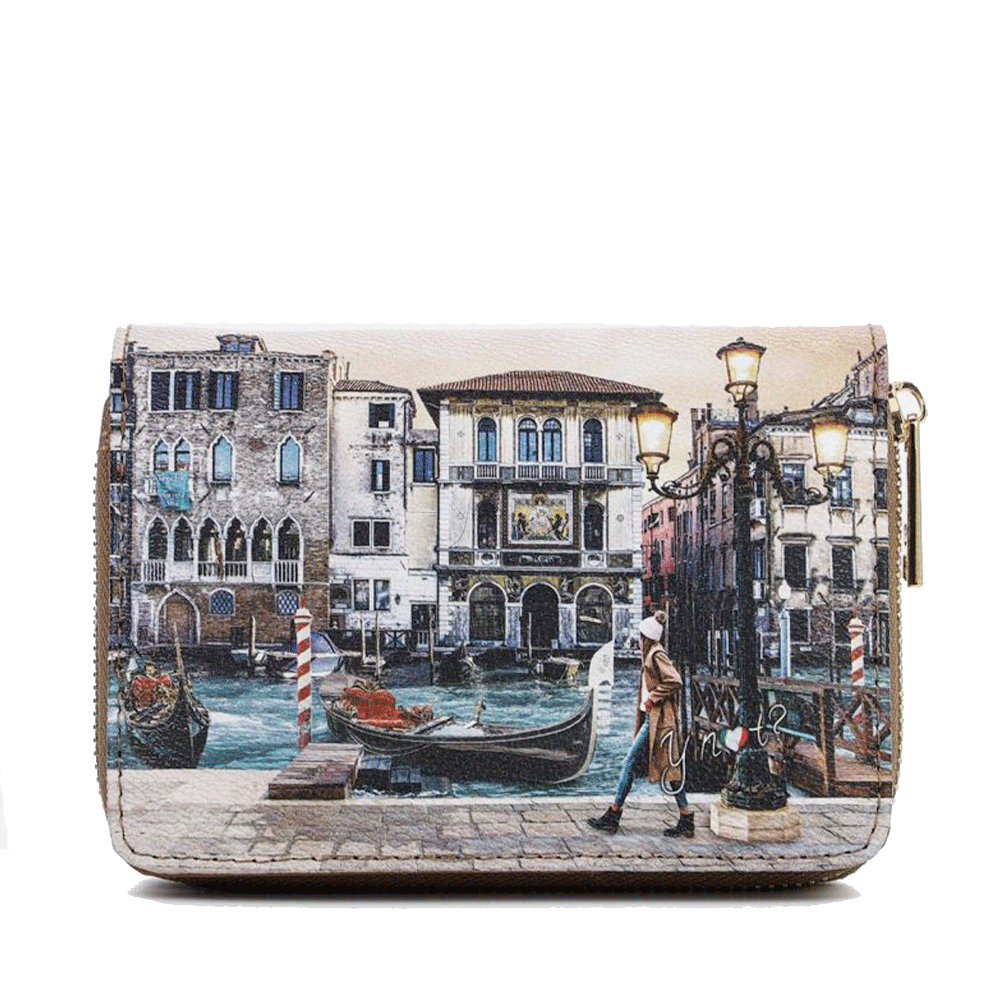 Portafoglio Donna Piccolo Y NOT YES-362 Stampa Blue Lagoon