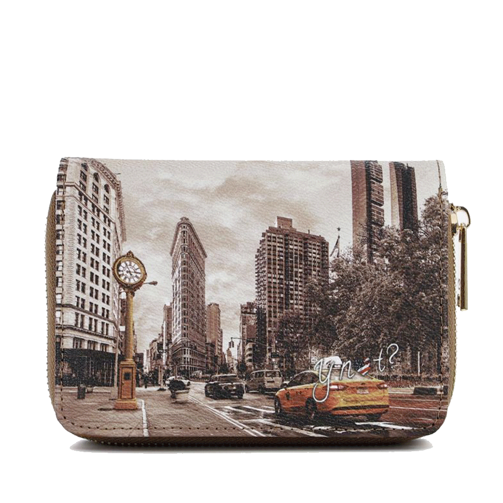 Portafoglio Donna Piccolo Y NOT YES-362 Stampa Golden Time