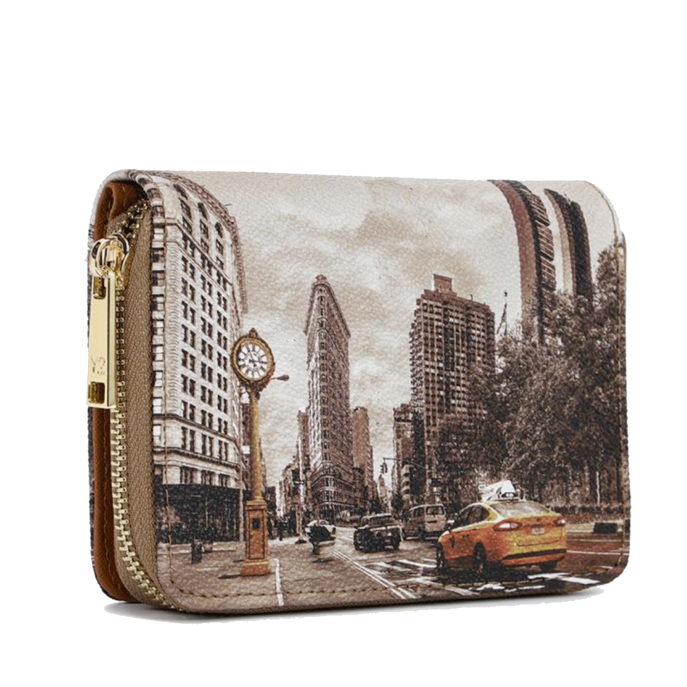 Portafoglio Donna Piccolo Y NOT YES-362 Stampa Golden Time