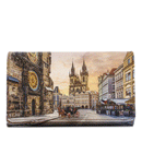 Portafoglio Donna Y NOT Chiuso con Bottone YES-364 Stampa Astro Clock