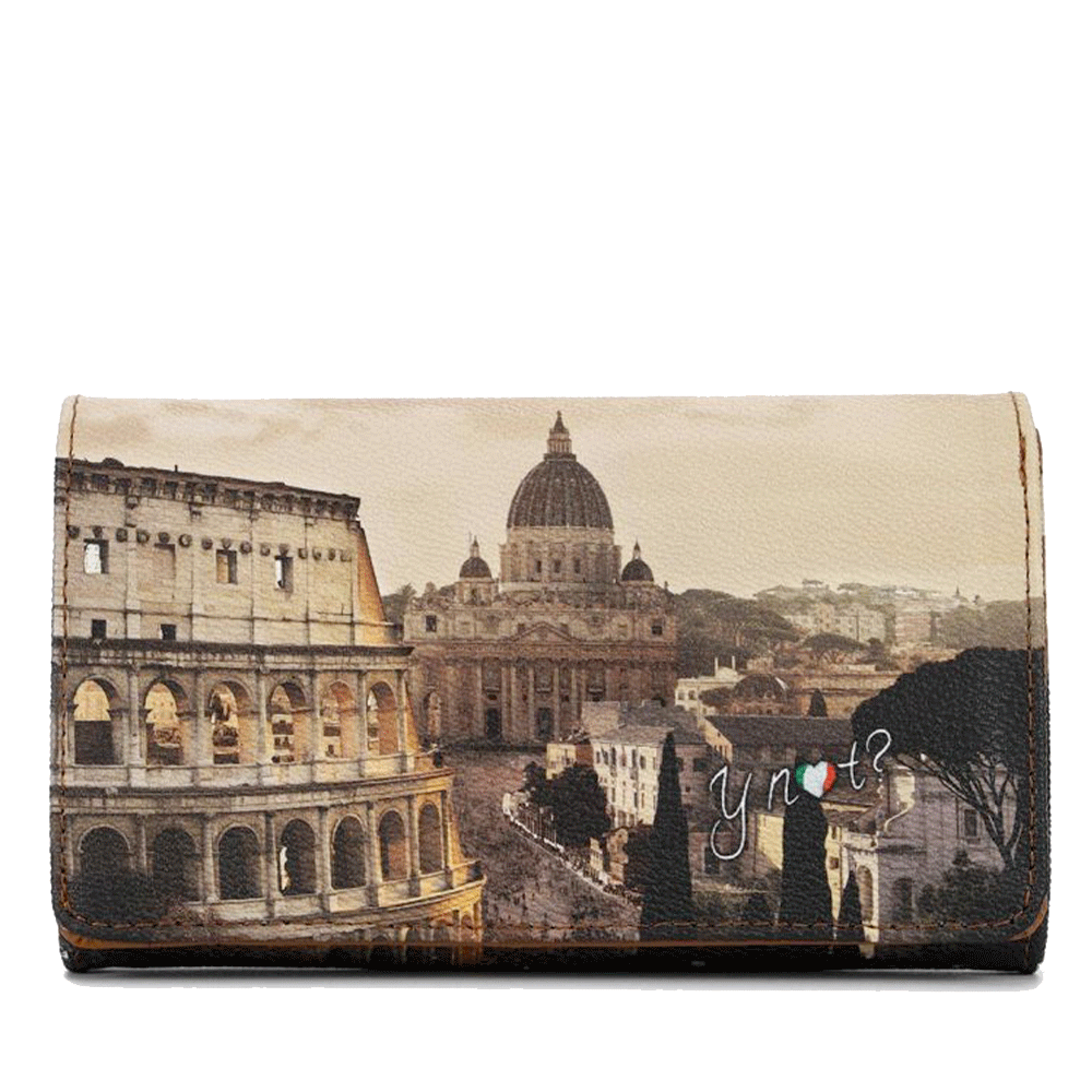 Portafoglio Donna Y NOT Chiuso con Bottone YES-364 Stampa Jubilee