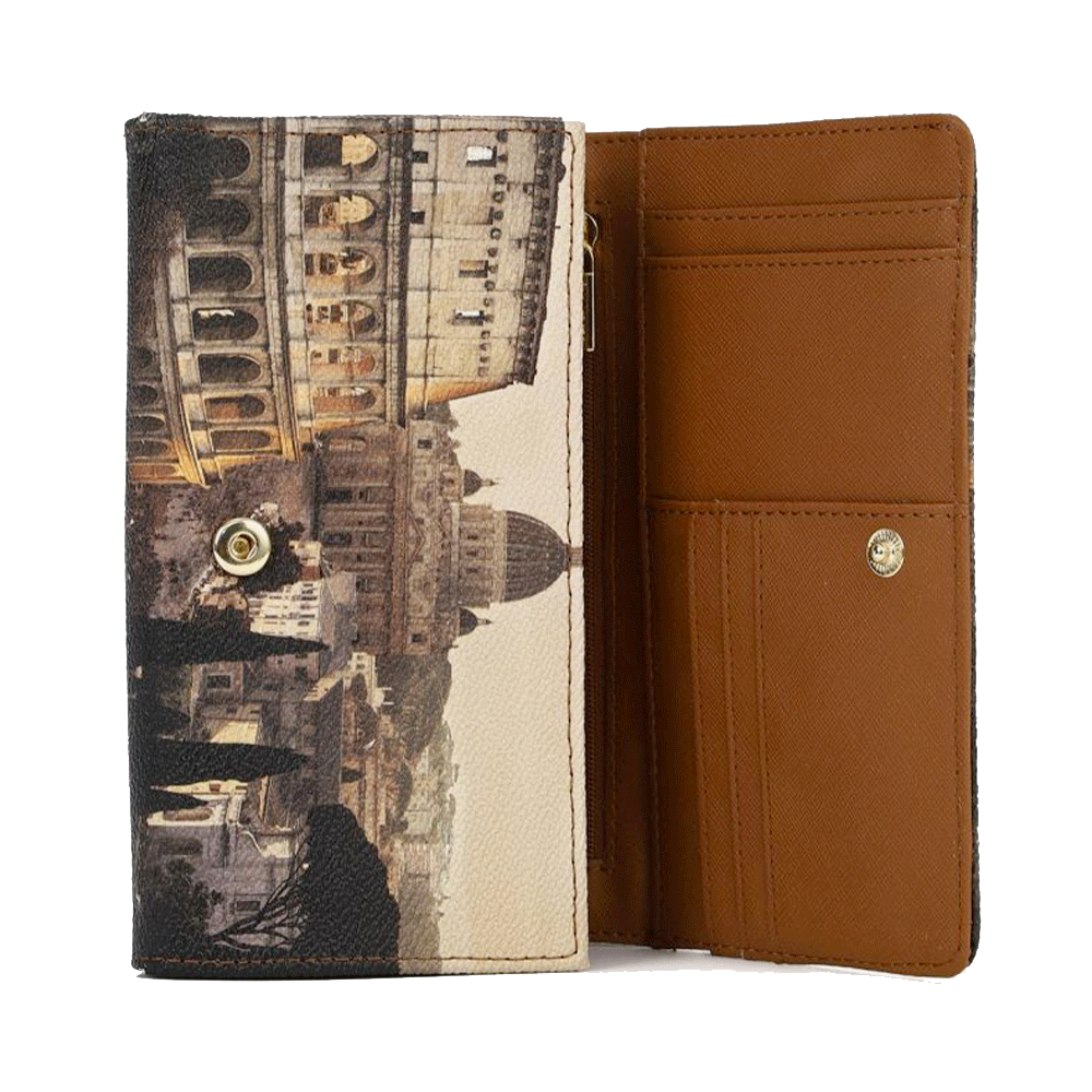 Portafoglio Donna Y NOT Chiuso con Bottone YES-364 Stampa Jubilee