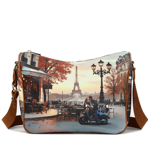 Women's Bag Y NOT with Adjustable Shoulder Strap YES-370 Kisses From Paris