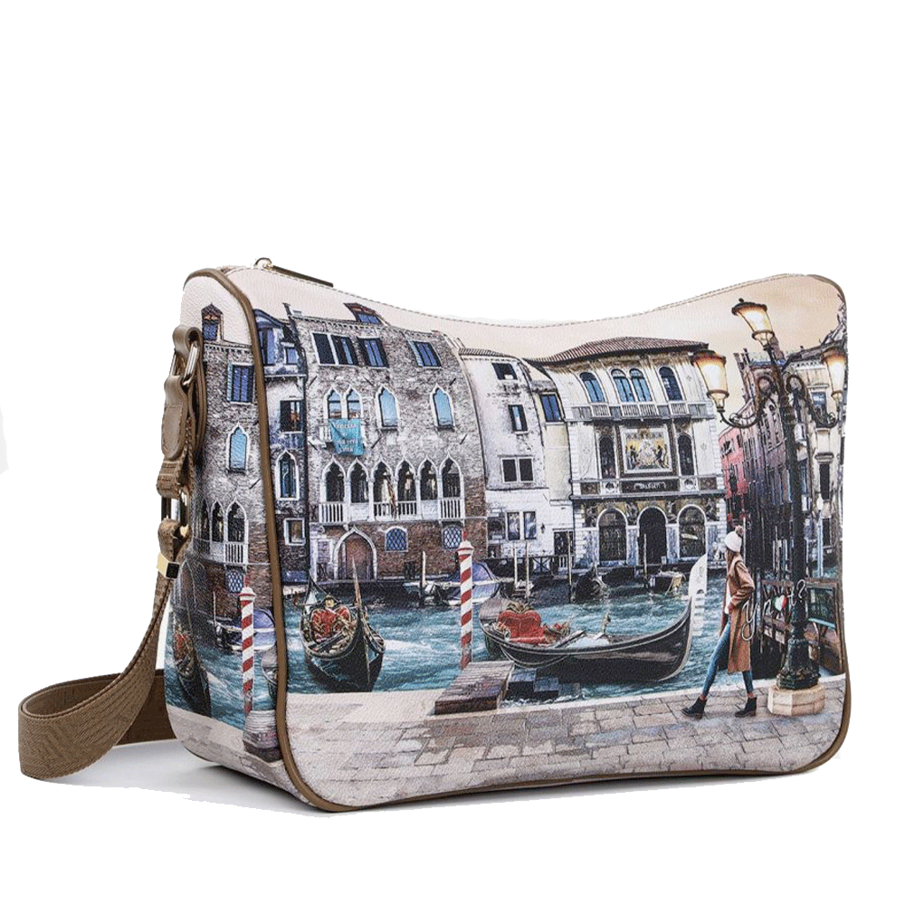 Borsa Donna Y NOT con Tracolla Regolabile linea YES-370 Blue Lagoon