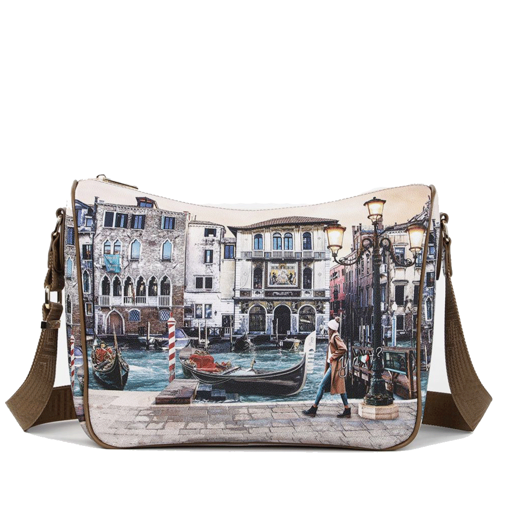 Borsa Donna Y NOT con Tracolla Regolabile linea YES-370 Blue Lagoon