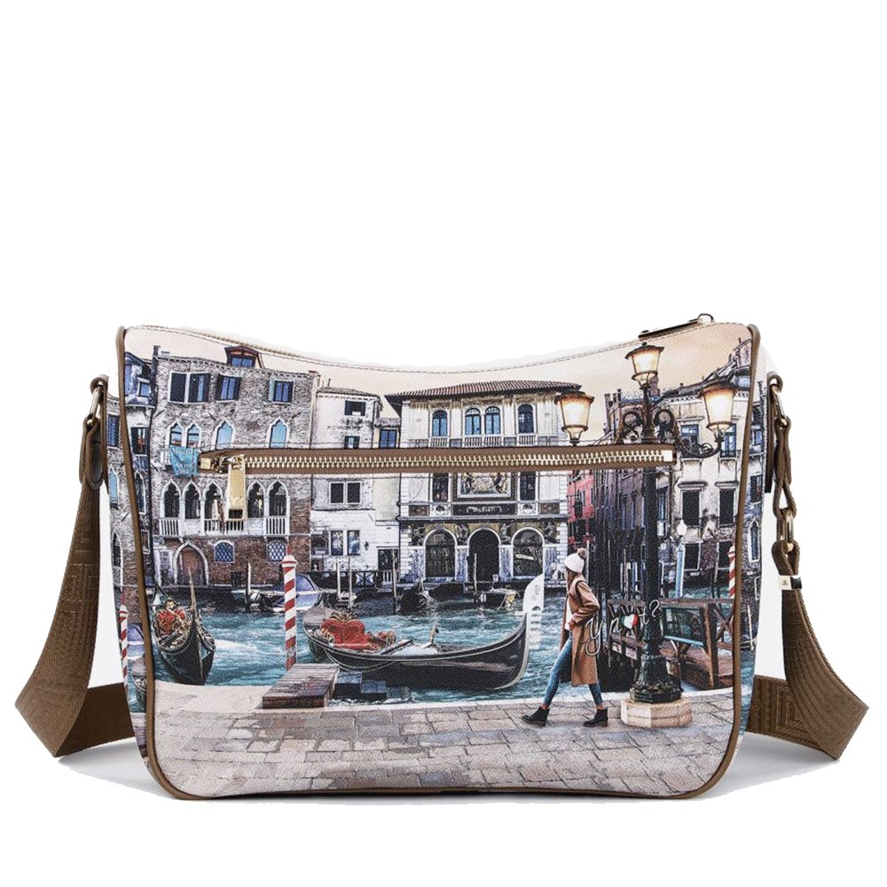 Borsa Donna Y NOT con Tracolla Regolabile linea YES-370 Blue Lagoon