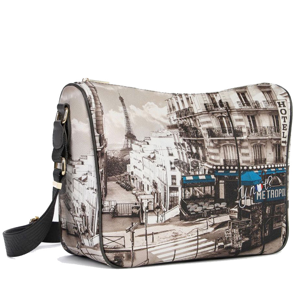 Borsa Donna Y NOT con Tracolla Regolabile linea YES-370 Petrol Paris