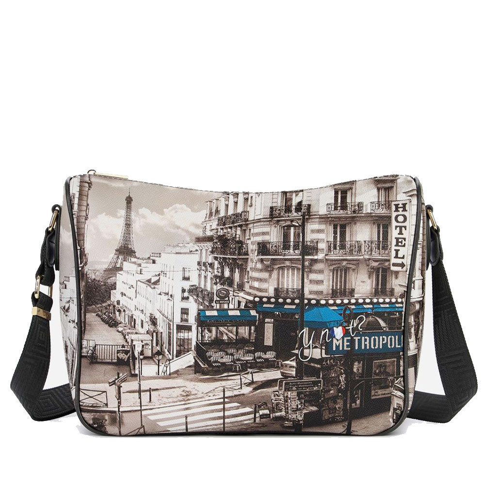 Borsa Donna Y NOT con Tracolla Regolabile linea YES-370 Petrol Paris
