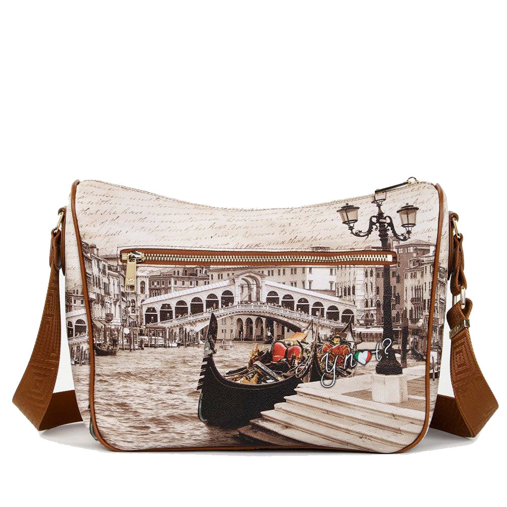 Borsa Donna Y NOT con Tracolla Regolabile linea YES-370 Venice Postcard