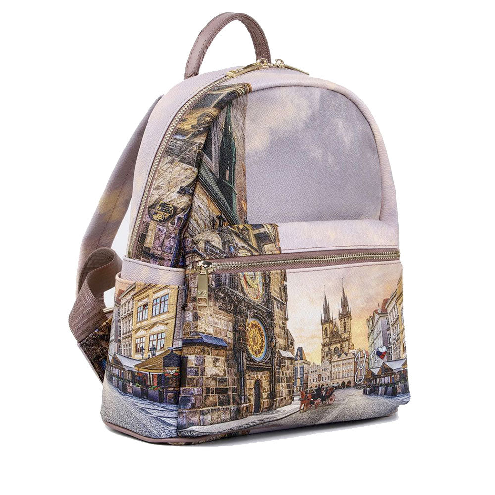 Zaino Donna Piccolo Y NOT YES-380 stampa Astro Clock