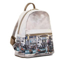 Zaino Donna Grande Y NOT con Tasca Esterna YES-381 Blue Lagoon