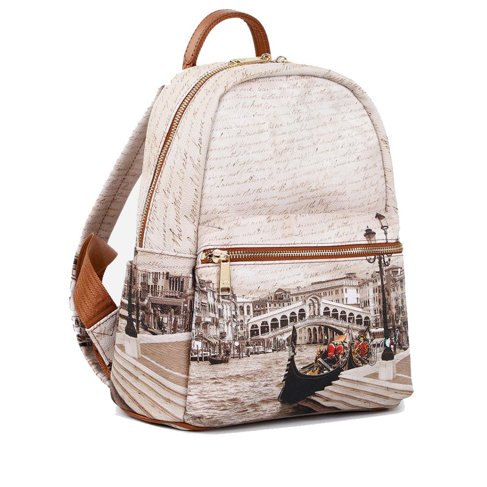 Zaino Donna Piccolo Y NOT YES-380 stampa Venice Postcard