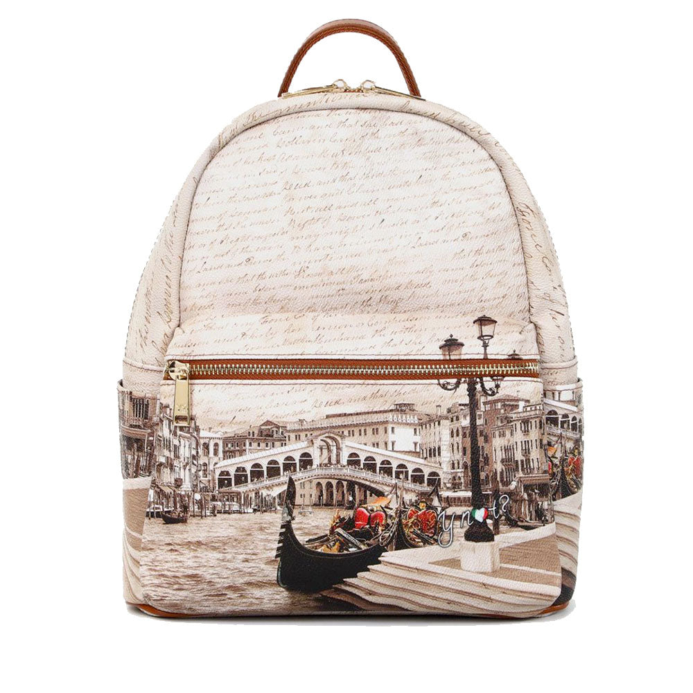 Zaino Donna Piccolo Y NOT YES-380 stampa Venice Postcard