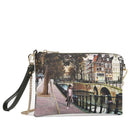 Borsa Donna Y NOT Pochette con Tracolla YES-384 Amsterdam Bridge