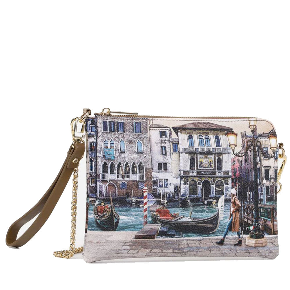 Borsa Donna Y NOT Pochette con Tracolla YES-384 Blue Lagoon