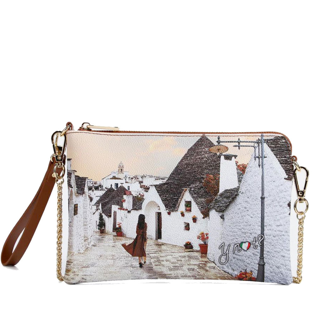 Borsa Donna Y NOT Pochette con Tracolla YES-384 Fall in Alberobello