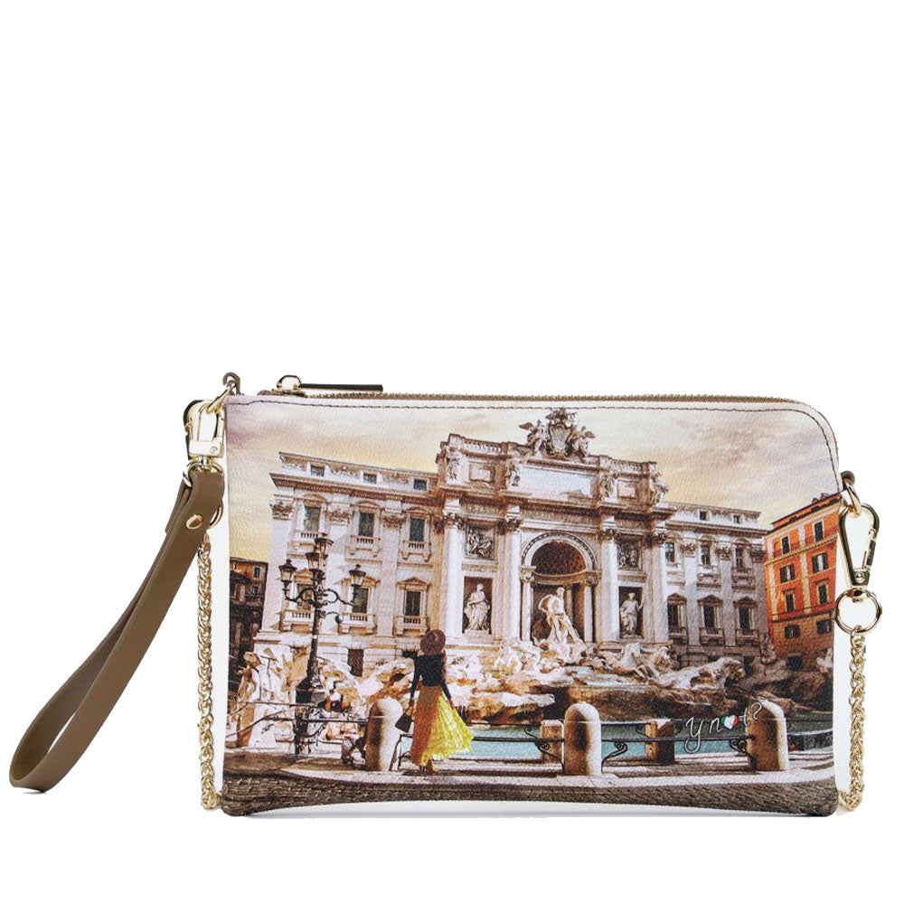 Borsa Donna Y NOT Pochette con Tracolla YES-384 Lost in Rome