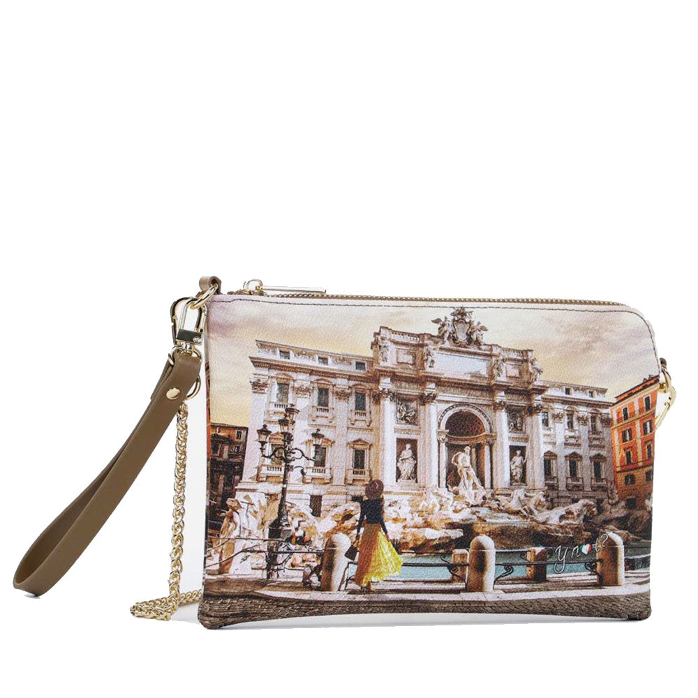 Borsa Donna Y NOT Pochette con Tracolla YES-384 Lost in Rome