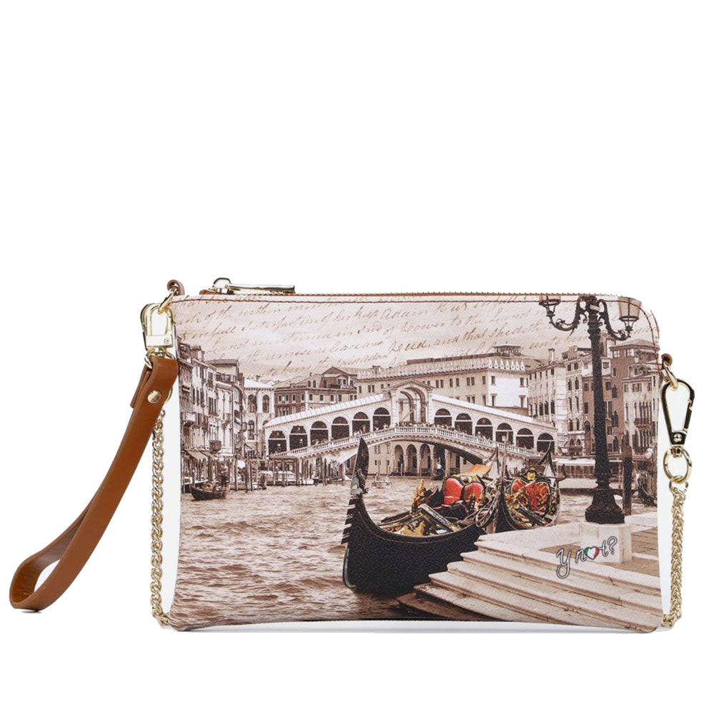 Borsa Donna Y NOT Pochette con Tracolla YES-384 Venice Postcard