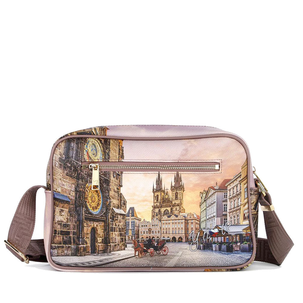 Borsa Donna a Tracolla Y NOT YES-440 stampa Astro Clock