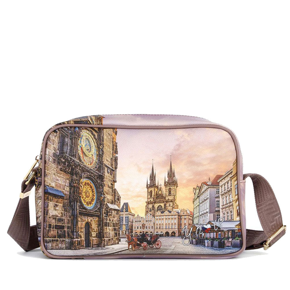 Borsa Donna a Tracolla Y NOT YES-440 stampa Astro Clock