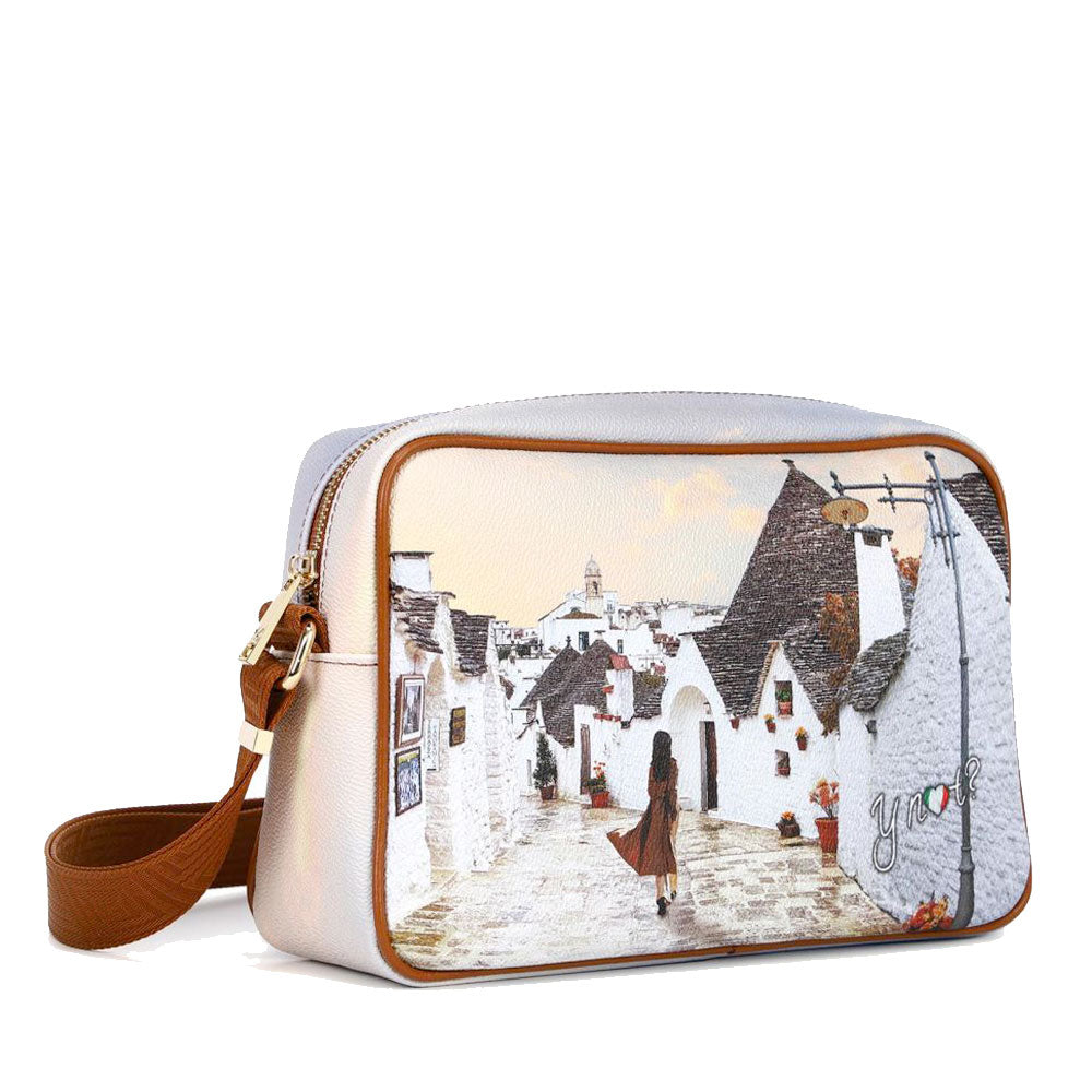 Borsa Donna a Tracolla Y NOT YES-440 stampa Fall in Alberobello