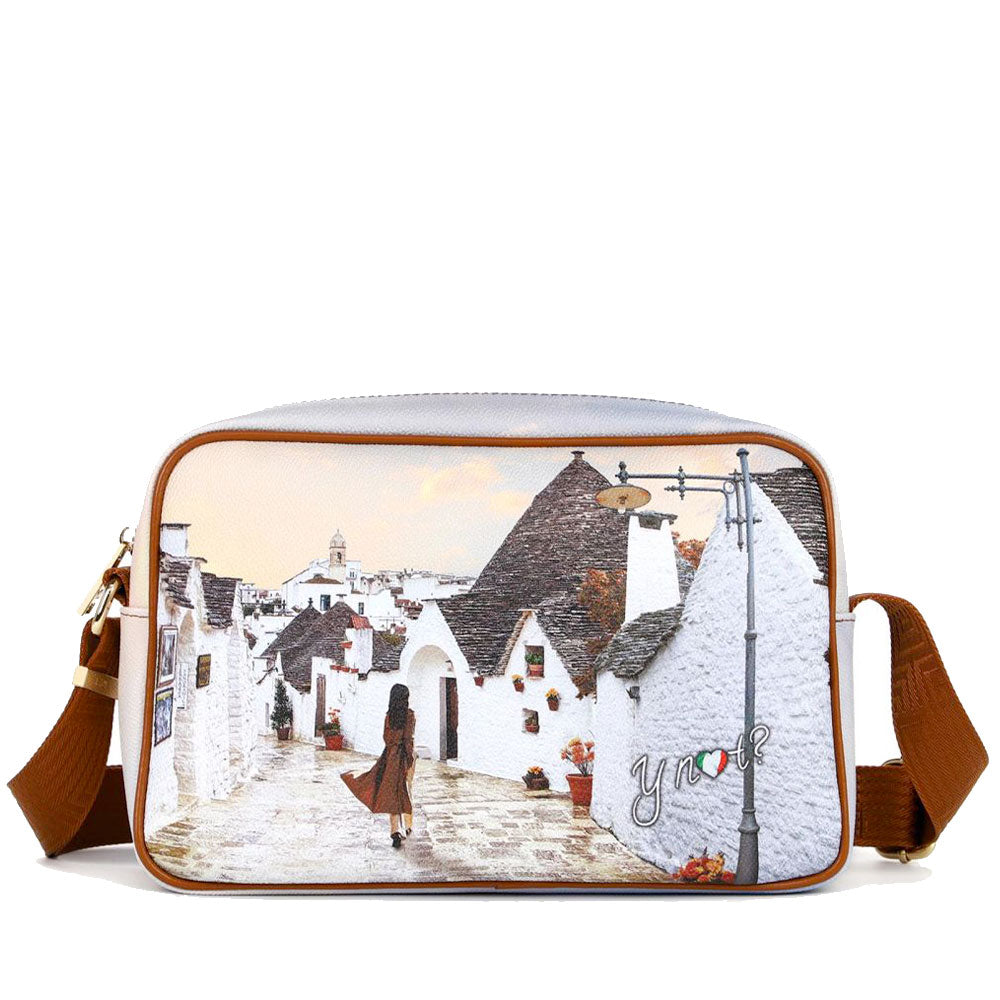 Borsa Donna a Tracolla Y NOT YES-440 stampa Fall in Alberobello