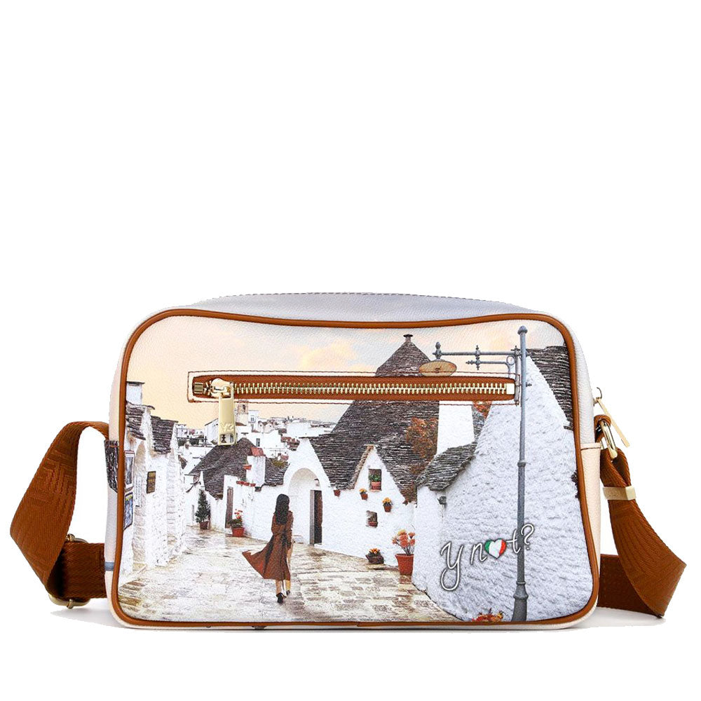 Borsa Donna a Tracolla Y NOT YES-440 stampa Fall in Alberobello
